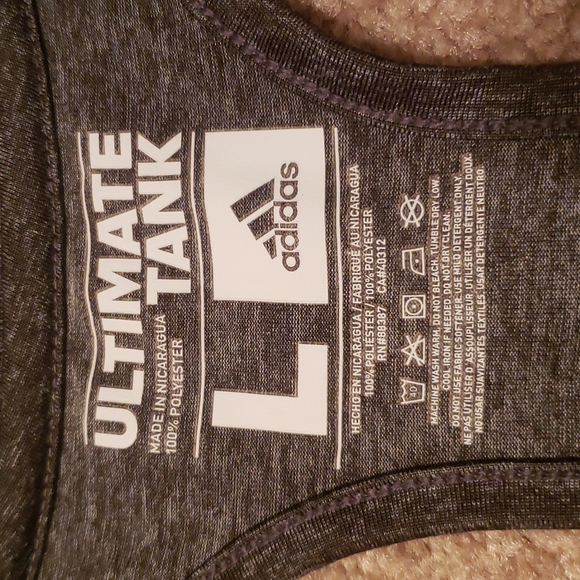 Adidas Women's Gray Ultimate Tank - Picture 3 of 10